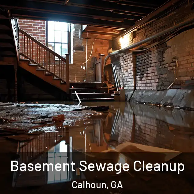  Basement Sewage Cleanup Calhoun, GA