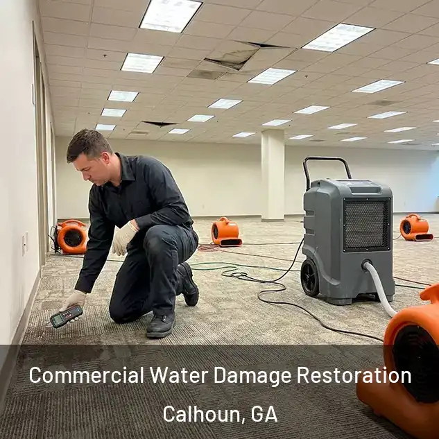  Commercial Water Damage Restoration Calhoun, GA